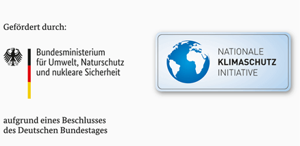 Logo - Förderung durch BMWI & Nationale Klimaschutz-Initiative